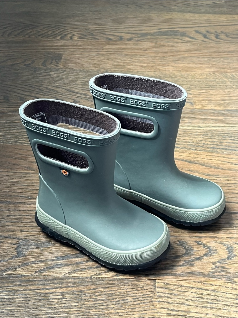 Bogs Kids' Waterproof Rain Boots with Easy Grip Handles